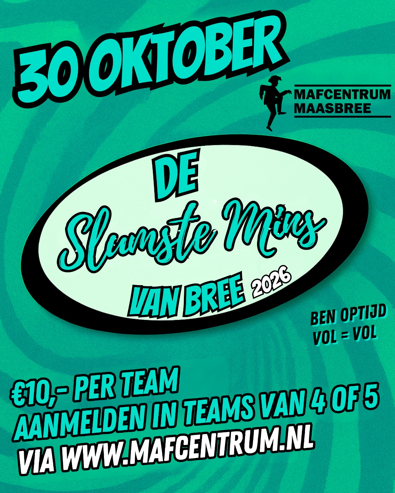 Slumste Mins van Bree - editie 2026